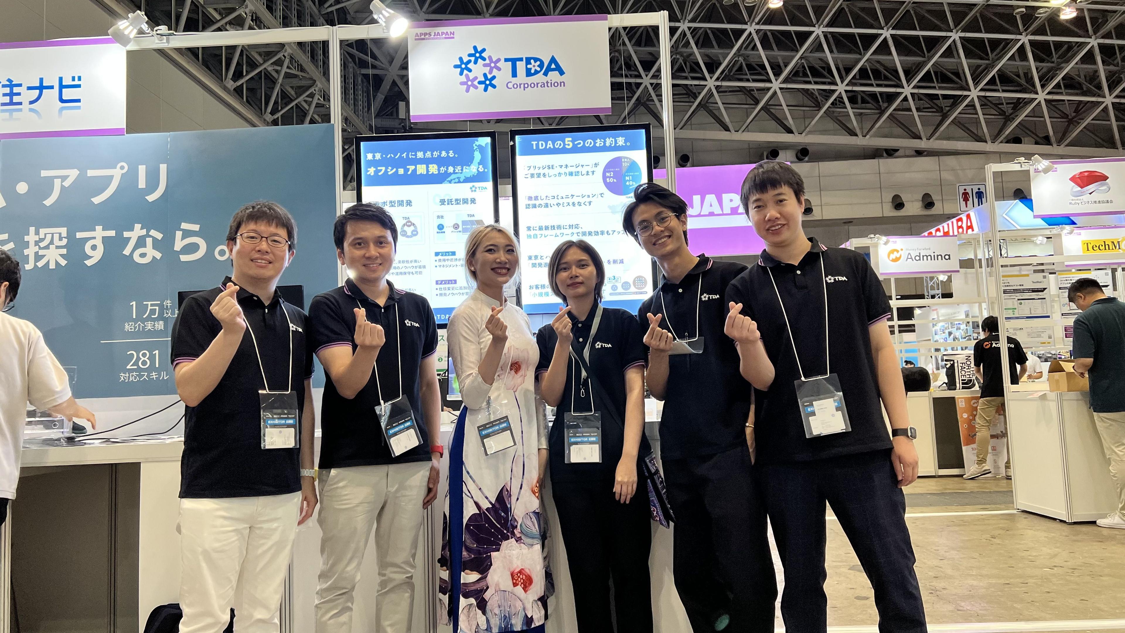 TDA Group participates in the APPS JAPAN 2023 exhibition.